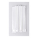 Bulk Pack of Individually Wrapped Disposable Plastic Straws - 50 Count