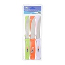 4-Piece Colorful Stainless Steel Paring Knife Set with Ergonomic Handles