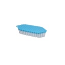 Blue Cleaning Brush with Durable Bristles for Bathroom, Kitchen, and More