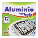 12 Pack Aluminum Stove Top Protectors - 27cm x 27cm - Easy Clean Reusable Liners