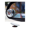 2-Pack Convex Car Blind Spot Mirrors - 360° Rotatable Wide Angle Rearview Mirrors for Enhanced Driving Safety