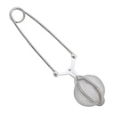 Stainless Steel Ball Tea Infuser with Easy-Grip Clip Handle - Perfect for Loose Leaf Tea, Herbs, and Spices
