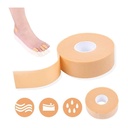 Breathable Skin-Protective Foot Tape Roll - Cushioning Heel & Toe Protector for Blisters, Calluses & Pain Relief
