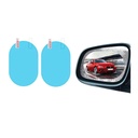 2-Pack Anti-Fog Rainproof Car Side Mirror Film - HD Clear View Protector for Cars, Trucks, SUVs, and Motorcycles