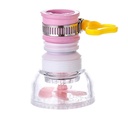 Kitchen & Bathroom Faucet Extender Sprayer - 360° Rotating Tap Adapter with Easy-Grip Handle